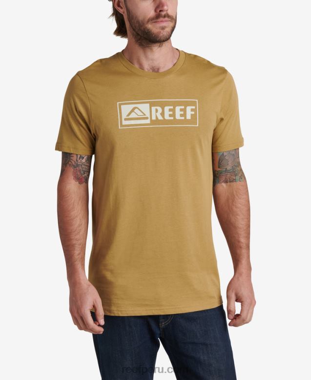 camiseta de manga corta ellsworth semillas de hinojo 0RZL2593 hombres Reef