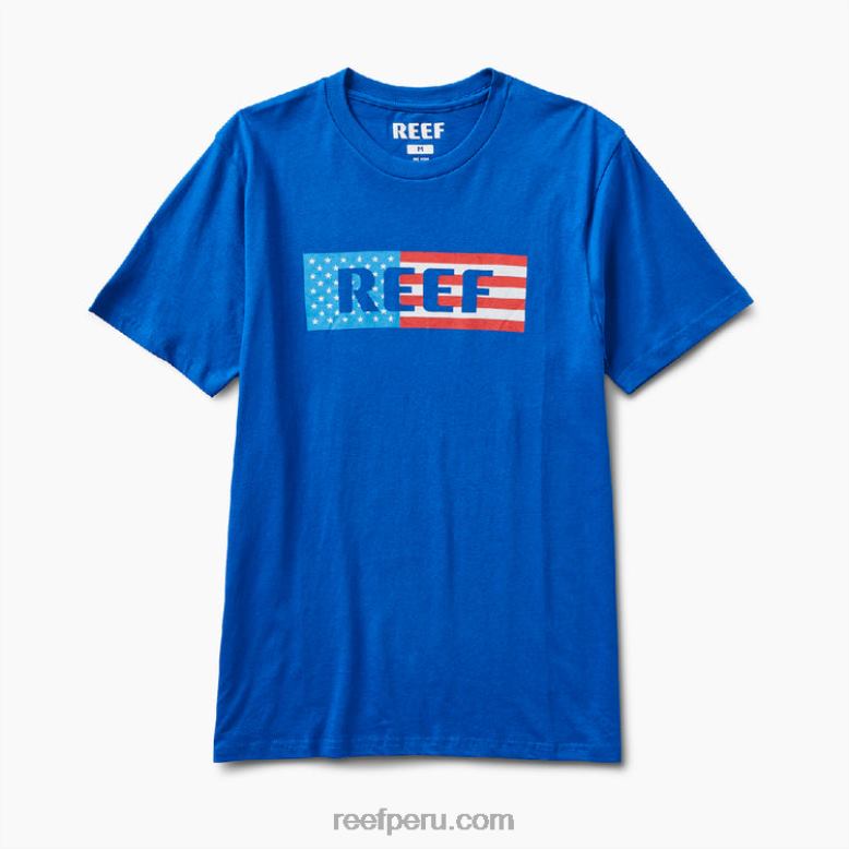 camiseta de manga corta lapislázuli 0RZL2620 hombres Reef