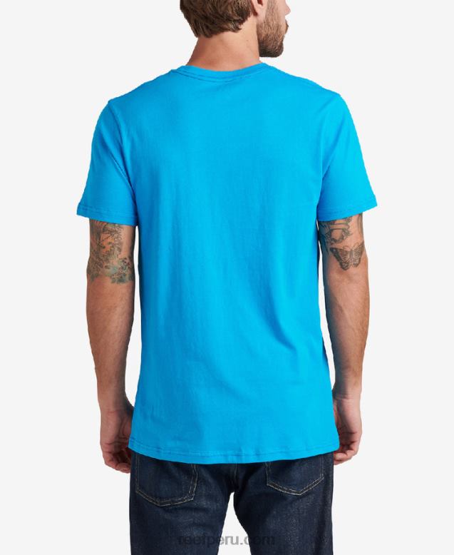 camiseta de manga corta lucis océano hawaiano 0RZL2599 hombres Reef