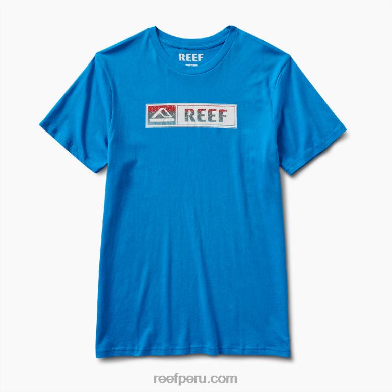 camiseta de manga corta lucis océano hawaiano 0RZL2599 hombres Reef