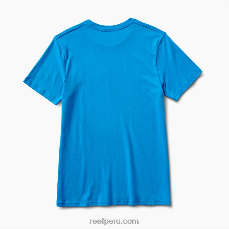 camiseta de manga corta lucis océano hawaiano 0RZL2599 hombres Reef