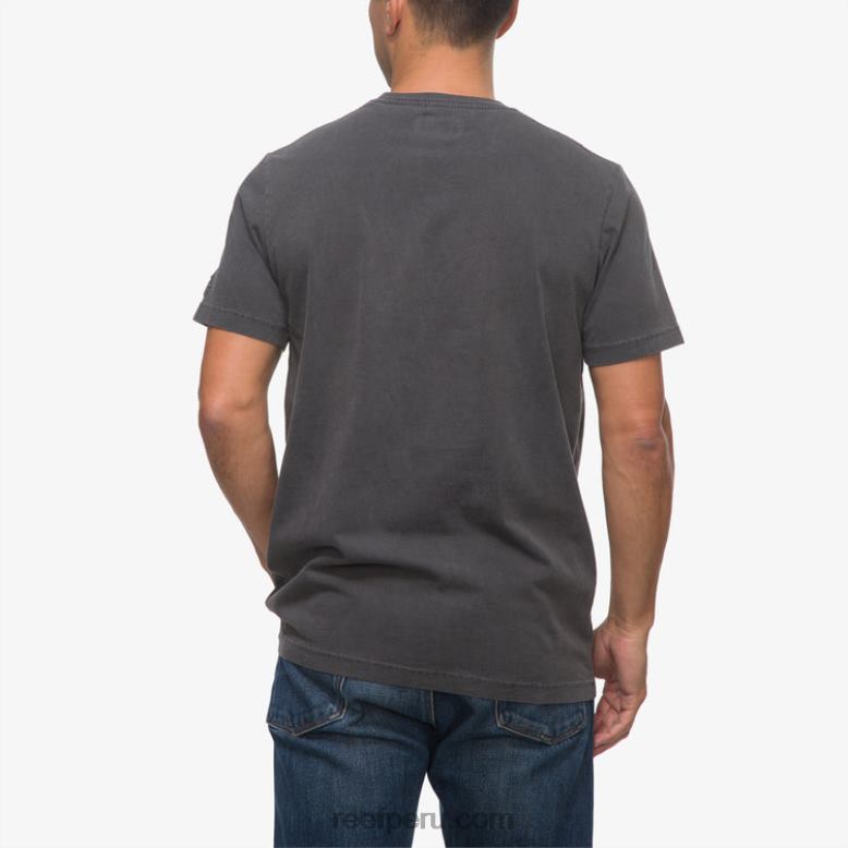 camiseta de manga corta marte negro pirata 0RZL2563 hombres Reef