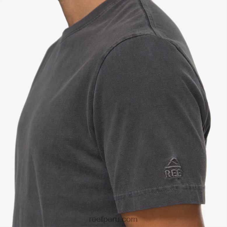 camiseta de manga corta marte negro pirata 0RZL2563 hombres Reef