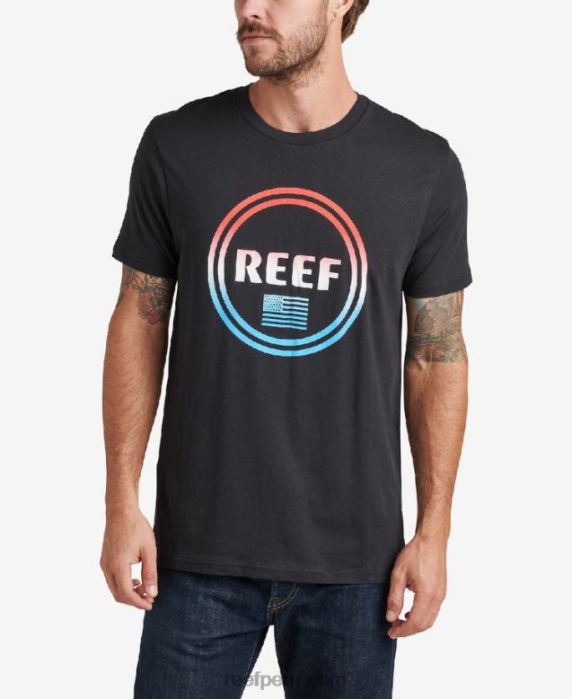 camiseta de manga corta shimmy caviar 0RZL2607 hombres Reef