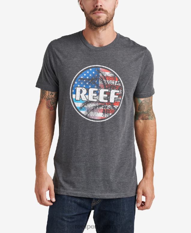 camiseta de manga corta wilson brezo de carbón 0RZL2633 hombres Reef