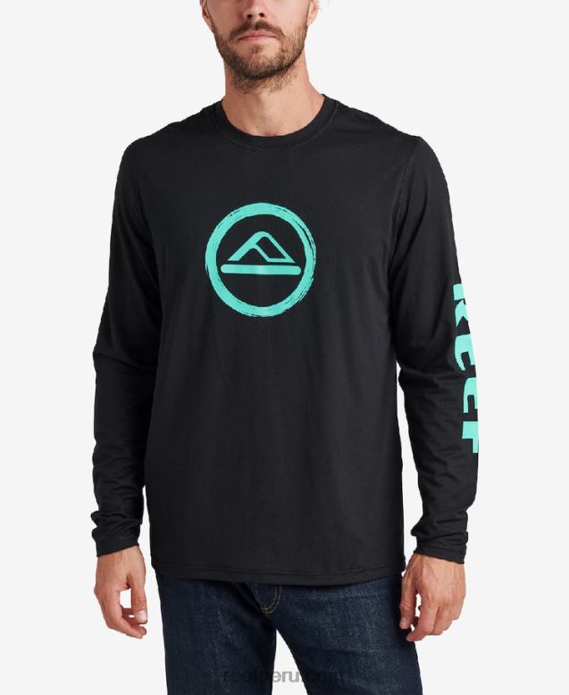 camiseta de protección contra erupciones de manga larga yuna caviar 0RZL2615 hombres Reef