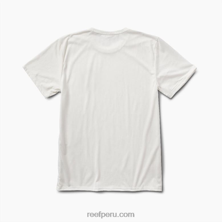 camiseta de surf de arrecife surfari blanco/aguamarina 0RZL2628 hombres