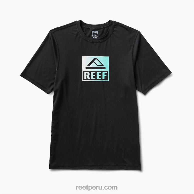 camiseta rodeo de manga corta con protección contra erupciones holgada caviar 0RZL2582 hombres Reef