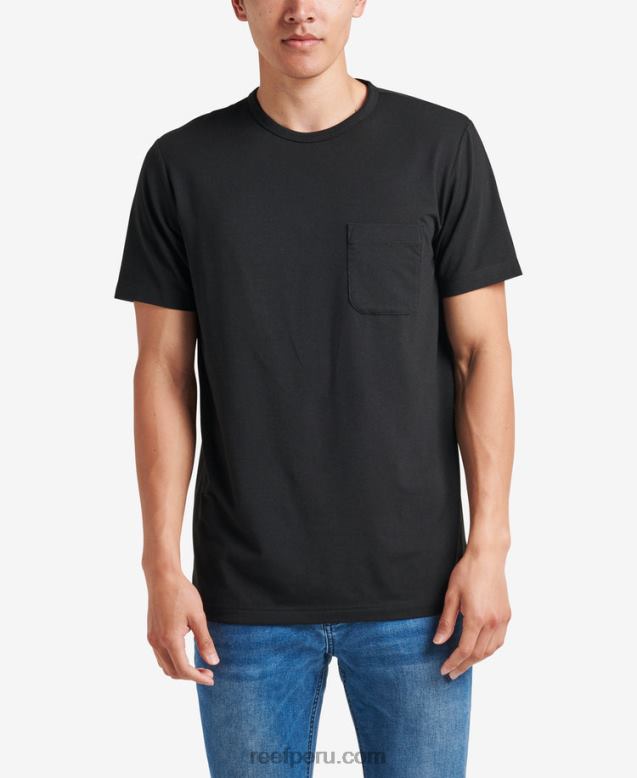 camiseta smith de punto con bolsillo y manga corta caviar 0RZL2569 hombres Reef