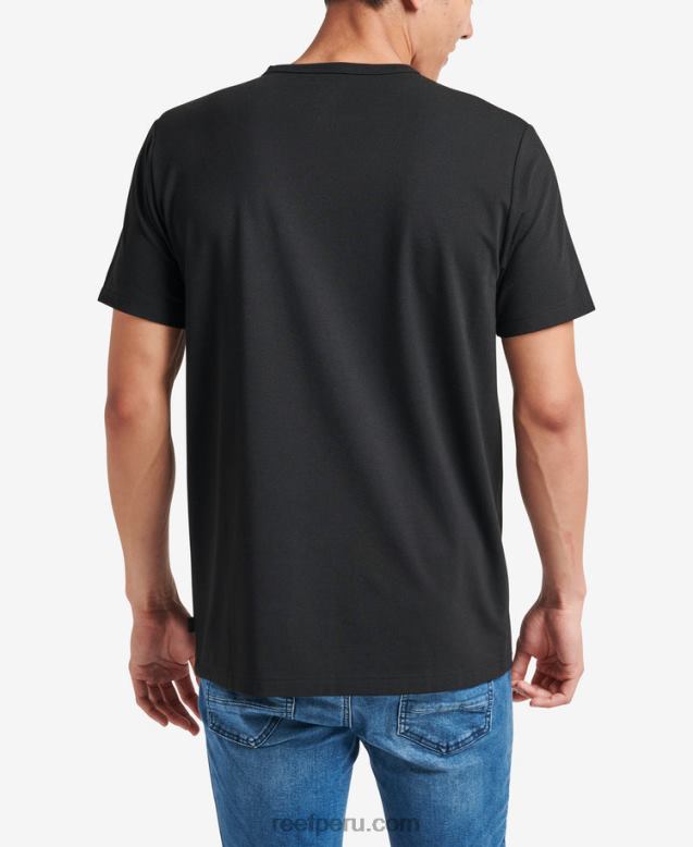 camiseta smith de punto con bolsillo y manga corta caviar 0RZL2569 hombres Reef