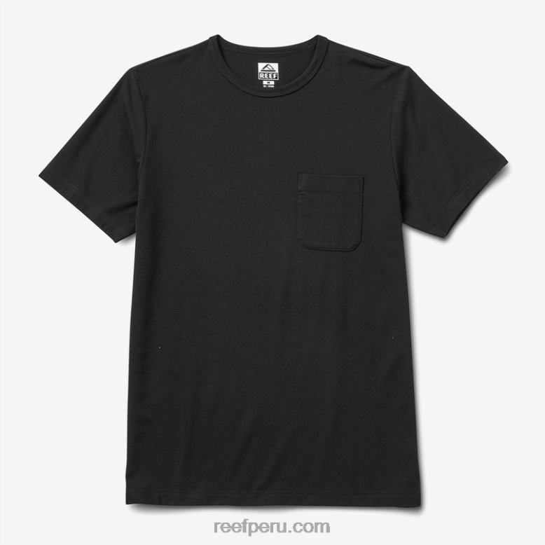 camiseta smith de punto con bolsillo y manga corta caviar 0RZL2569 hombres Reef