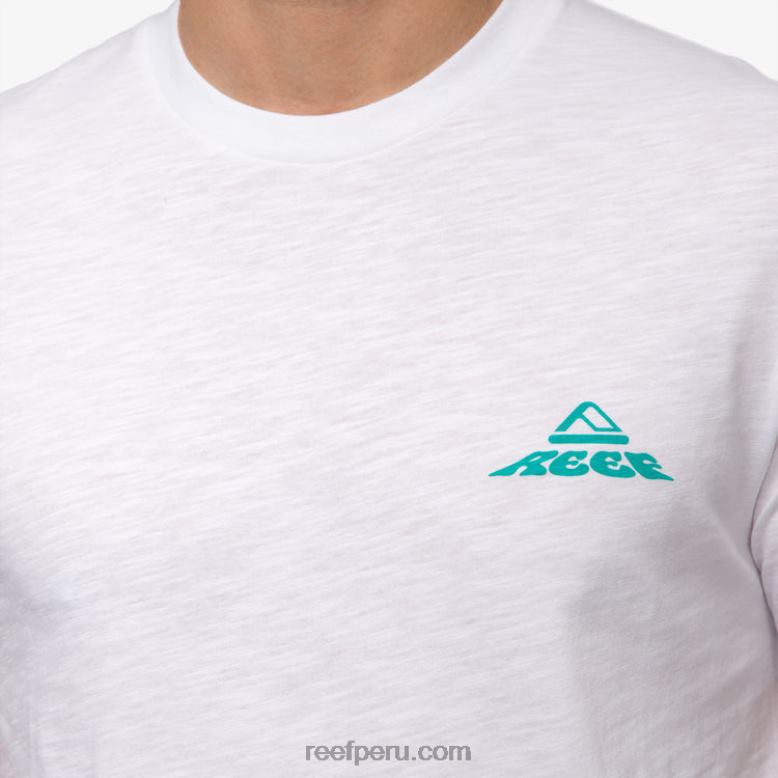 flotar en camiseta de manga corta blanco brillante 0RZL2576 hombres Reef