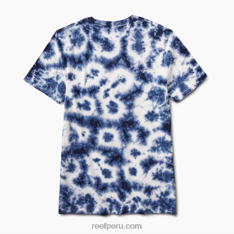 medir camiseta de manga corta insignia nube azul 0RZL2596 hombres Reef