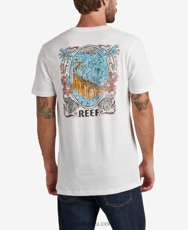 playera de manga corta aventura malvavisco 0RZL2555 hombres Reef