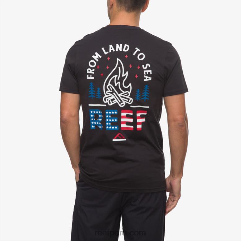 playera de manga corta boom boom caviar 0RZL2580 hombres Reef