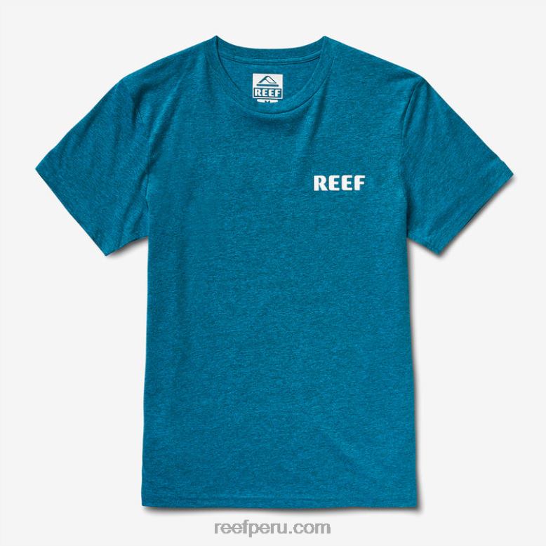 unir camiseta de manga corta brezo negro cian 0RZL2575 hombres Reef