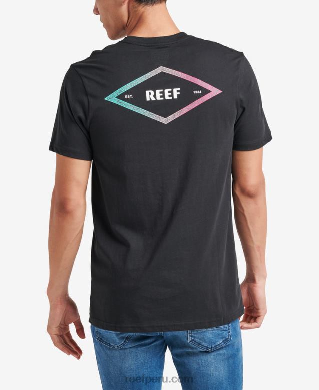 unir camiseta de manga corta caviar 0RZL2608 hombres Reef
