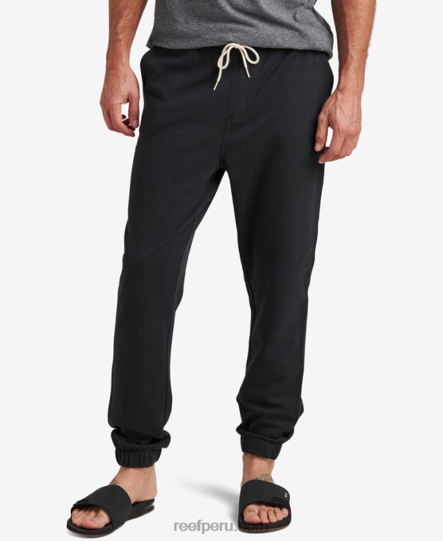 joggers de rizo francés thorp negro 0RZL2747 hombres Reef