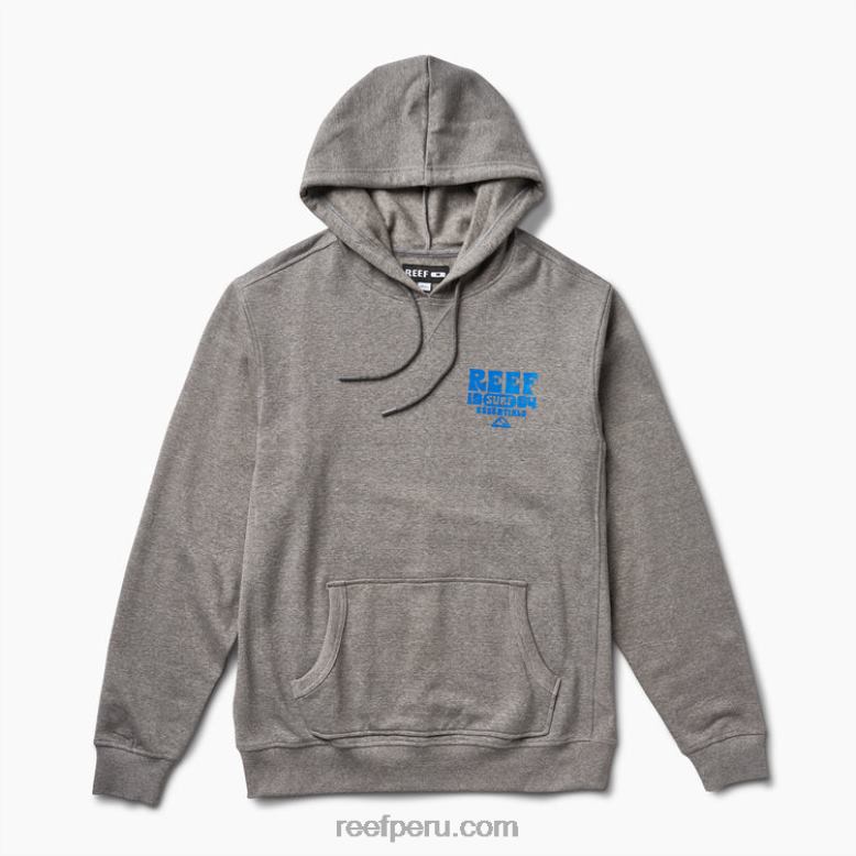carland sudadera con capucha gris acero 0RZL2743 hombres Reef