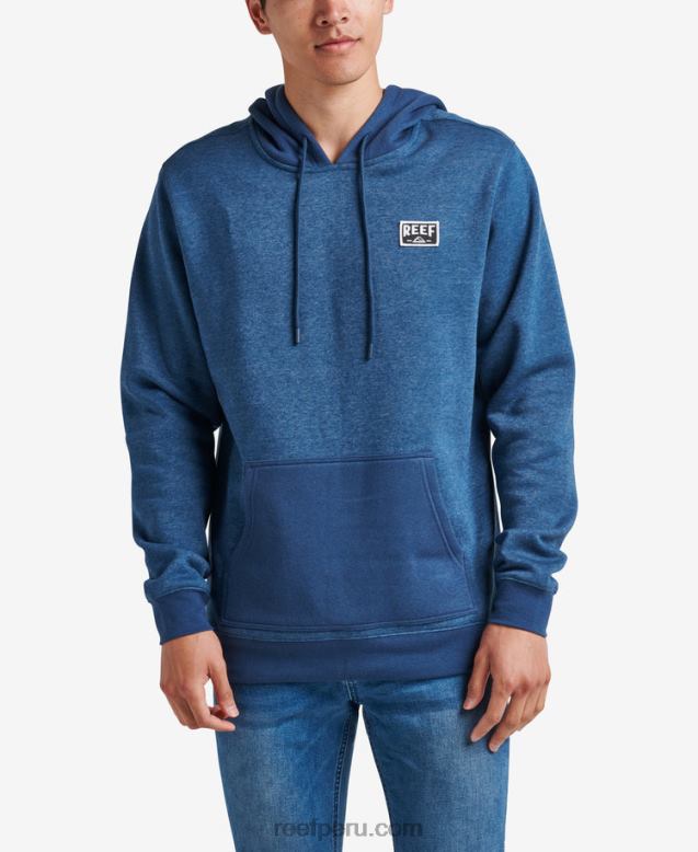 estación sudadera con capucha insignias azules 0RZL2731 hombres Reef