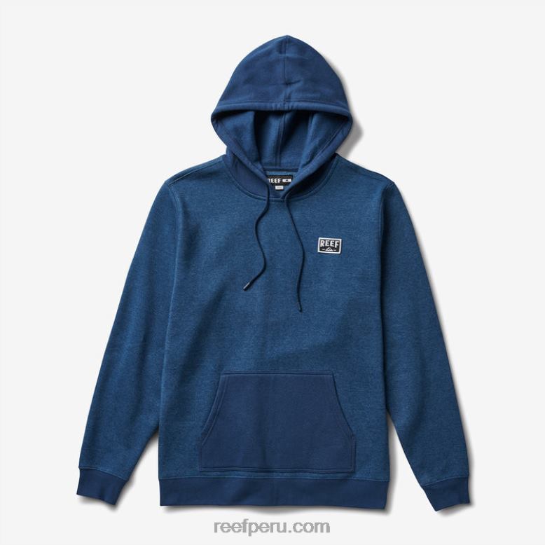 estación sudadera con capucha insignias azules 0RZL2731 hombres Reef