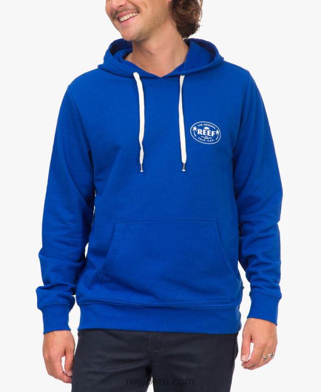 fraser sudadera con capucha azul cobalto 0RZL2742 hombres Reef