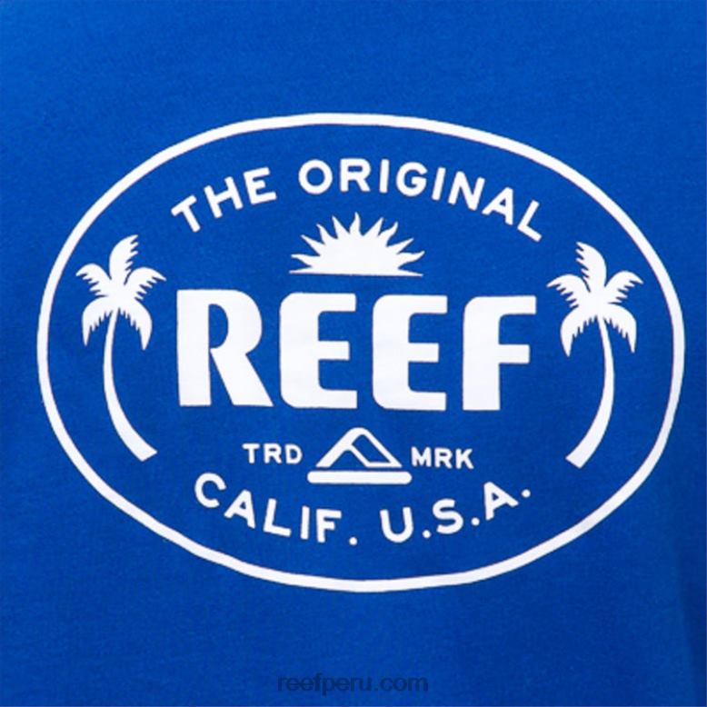 fraser sudadera con capucha azul cobalto 0RZL2742 hombres Reef