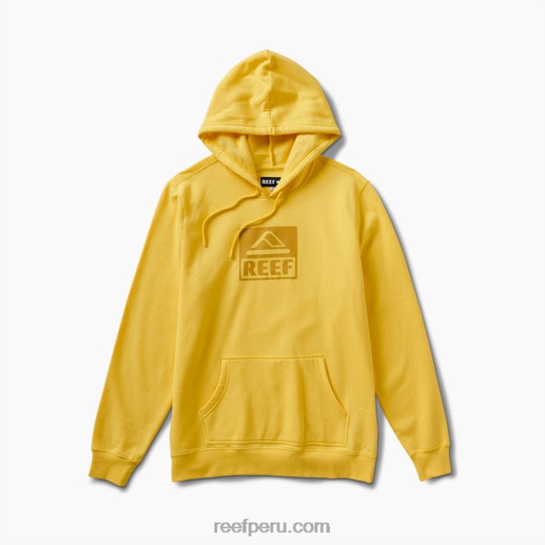 línea de base sudadera con capucha amarillo prímula 0RZL2736 hombres Reef