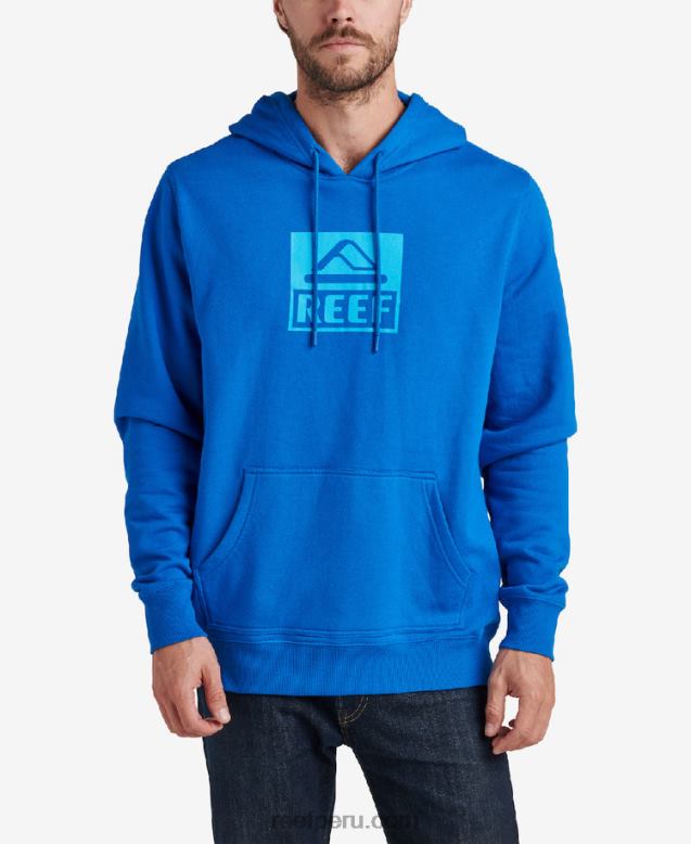 línea de base sudadera con capucha azul lapislázuli 0RZL2740 hombres Reef