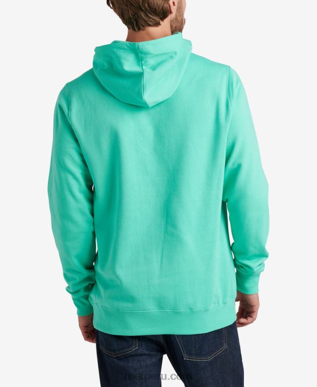 línea de base sudadera con capucha verde electrico 0RZL2738 hombres Reef