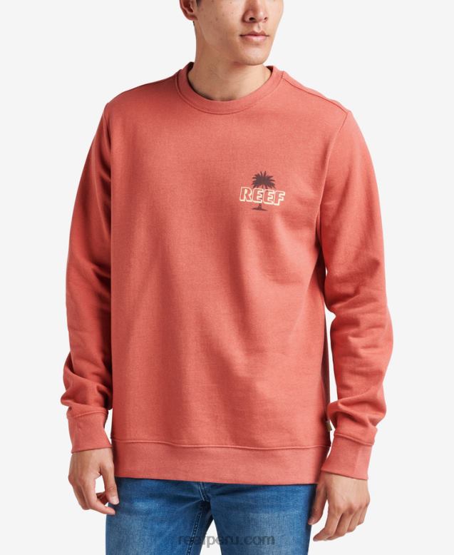suéter bora con cuello redondo arcilla 0RZL2739 hombres Reef