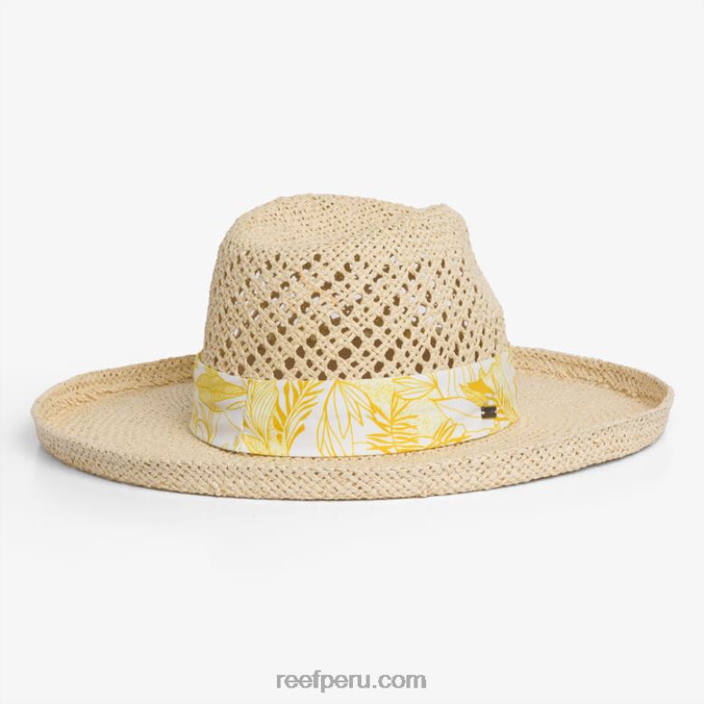 sombrero de paja de hiedra paja 0RZL2299 mujer Reef