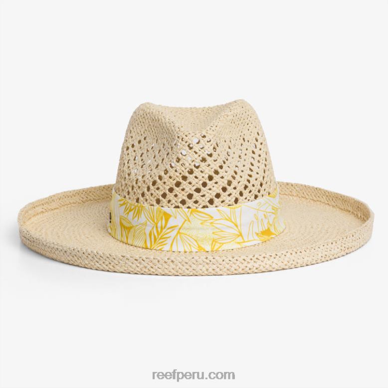 sombrero de paja de hiedra paja 0RZL2299 mujer Reef