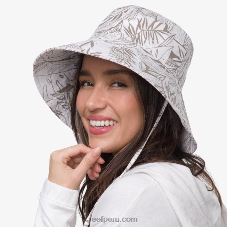 sombrero de pescador con estampado rudy champiñón 0RZL2297 mujer Reef