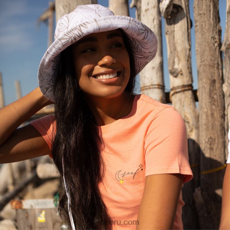 sombrero de pescador con estampado rudy champiñón 0RZL2297 mujer Reef