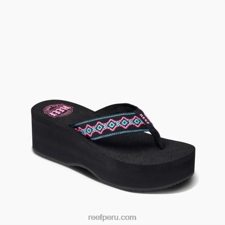 Sandy hola negro/malibú 0RZL252 mujer Reef