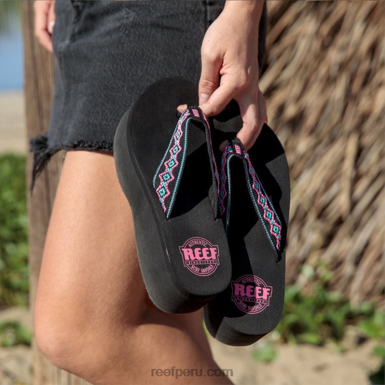 Sandy hola negro/malibú 0RZL252 mujer Reef
