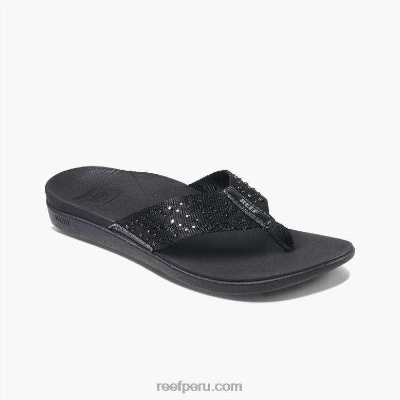 arrecife orto joyas negro 0RZL297 mujer
