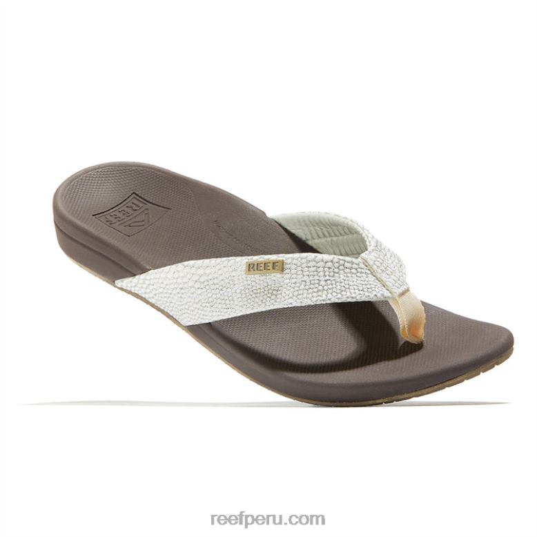 arrecife orto-resorte Cafe Blanco 0RZL254 mujer