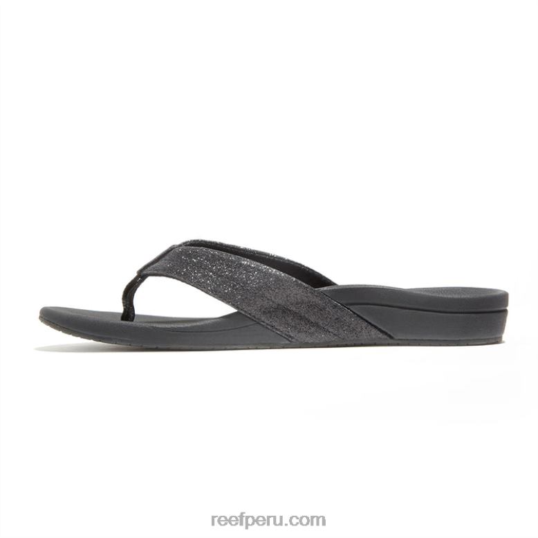 arrecife orto-resorte brillo negro/negro 0RZL243 mujer