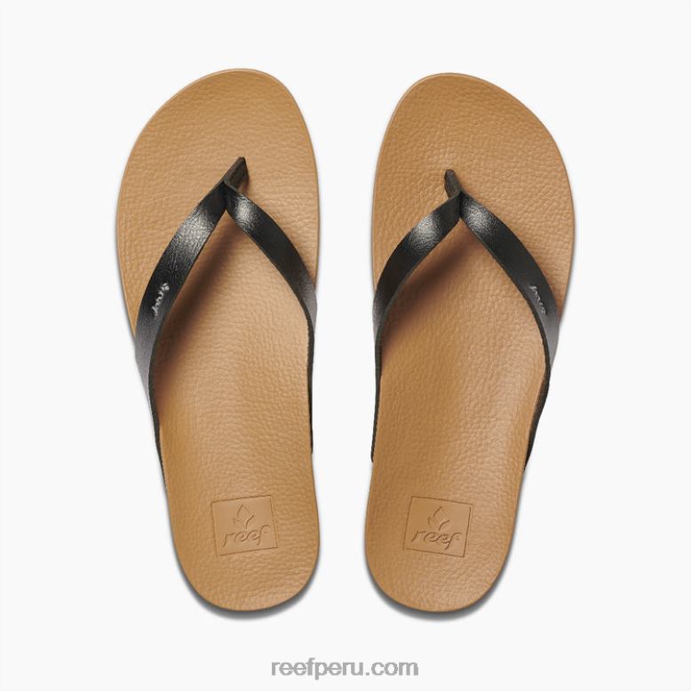 cancha de cojines negro/natural 0RZL270 mujer Reef