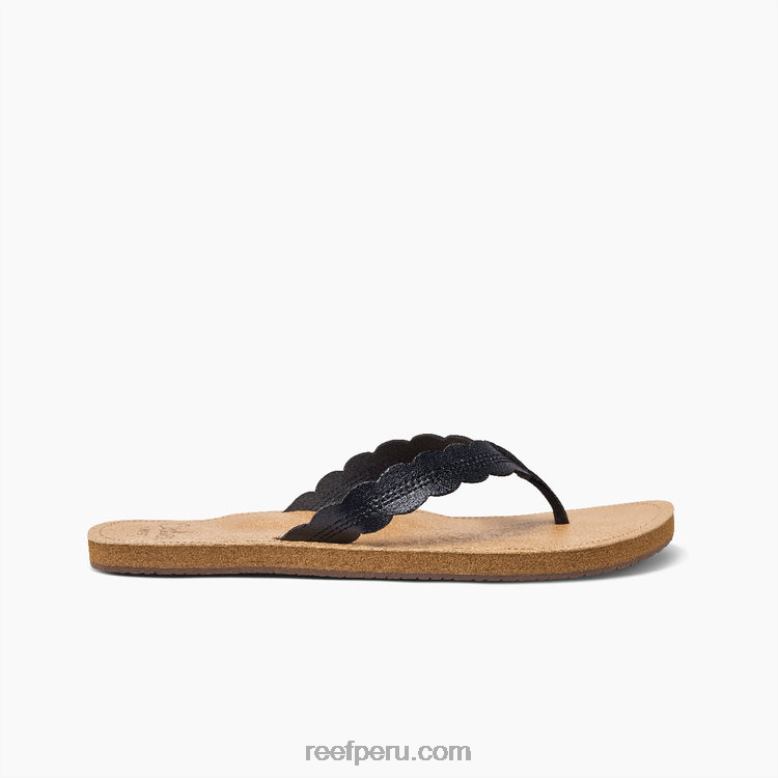 cojín celine negro/tostado 0RZL288 mujer Reef