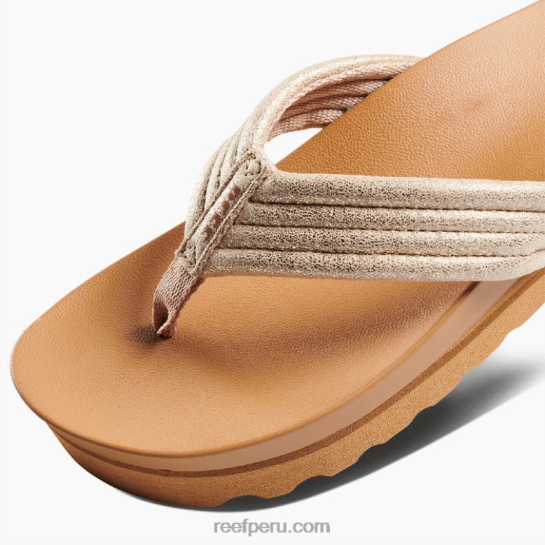cojín karité hola bronceado/champán 0RZL2122 mujer Reef