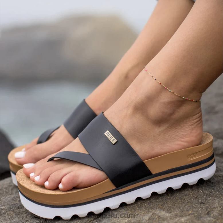 cojín sol hola negro/tostado 0RZL229 mujer Reef