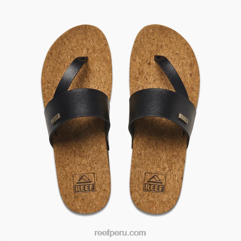 cojín sol hola negro/tostado 0RZL229 mujer Reef