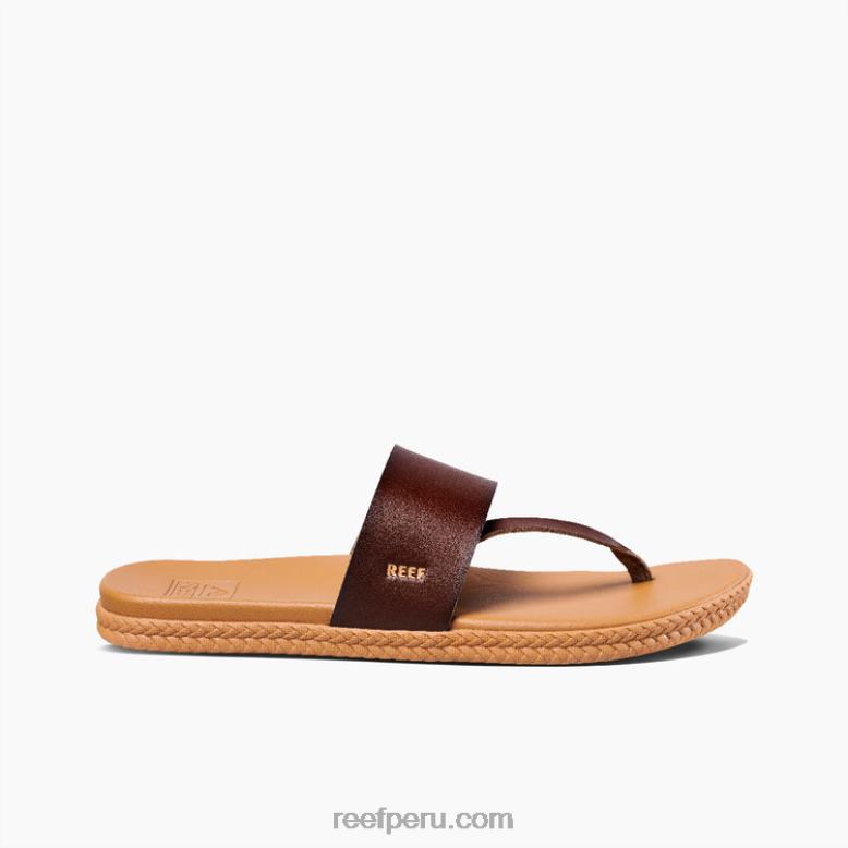 sol cojín chocolate 0RZL240 mujer Reef