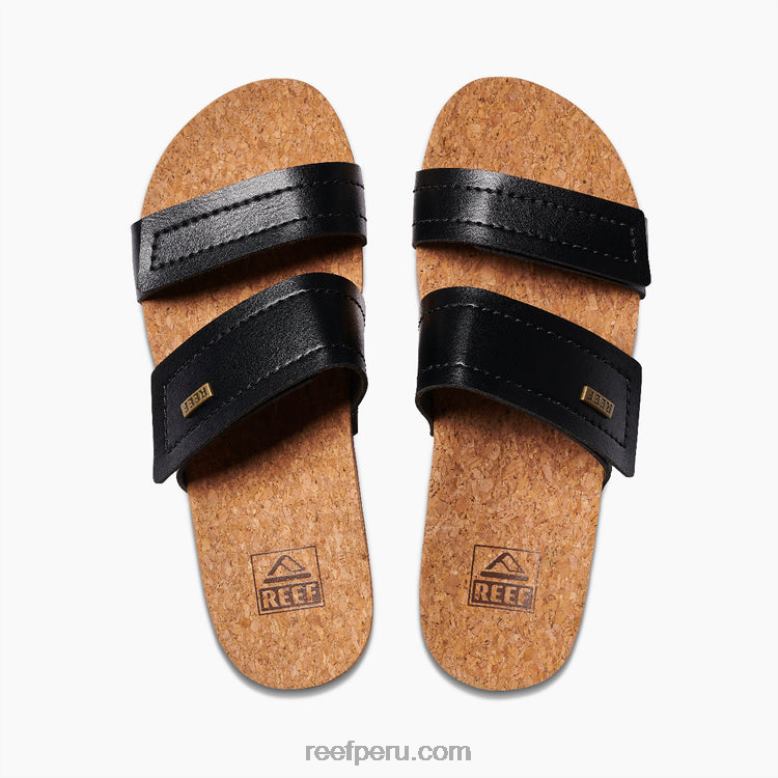 Vista de velcro negro 0RZL2196 mujer Reef