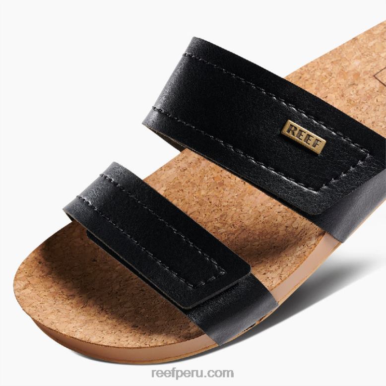 Vista de velcro negro 0RZL2196 mujer Reef