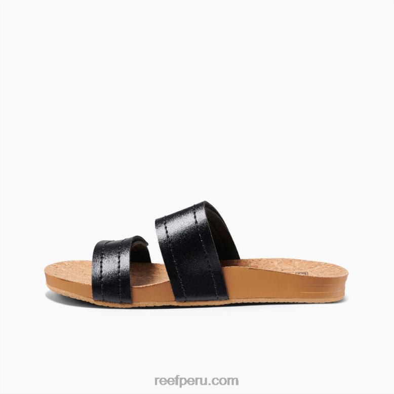 Vista de velcro negro 0RZL2196 mujer Reef