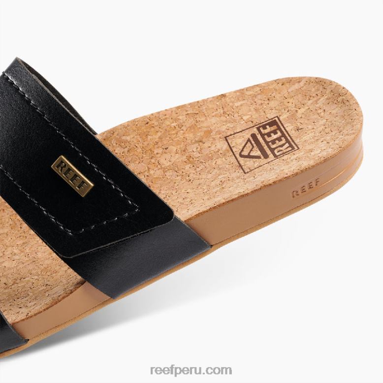 Vista de velcro negro 0RZL2196 mujer Reef